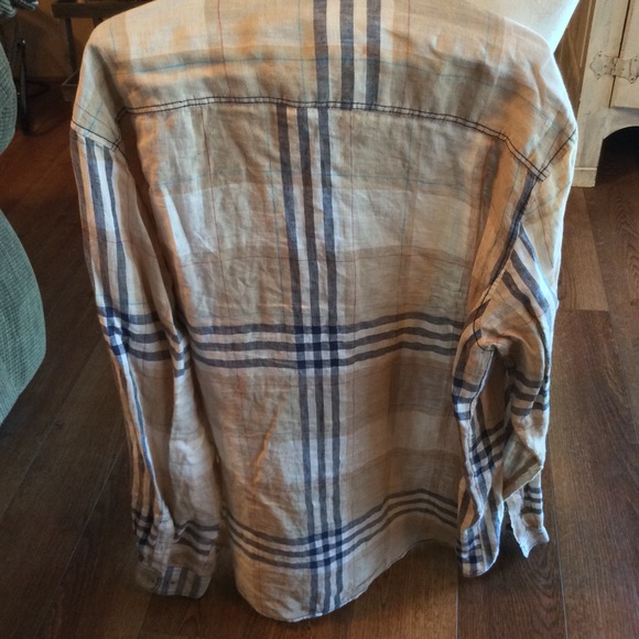 Bugatchi men’s LS  Linen button up - Picture 2 of 12